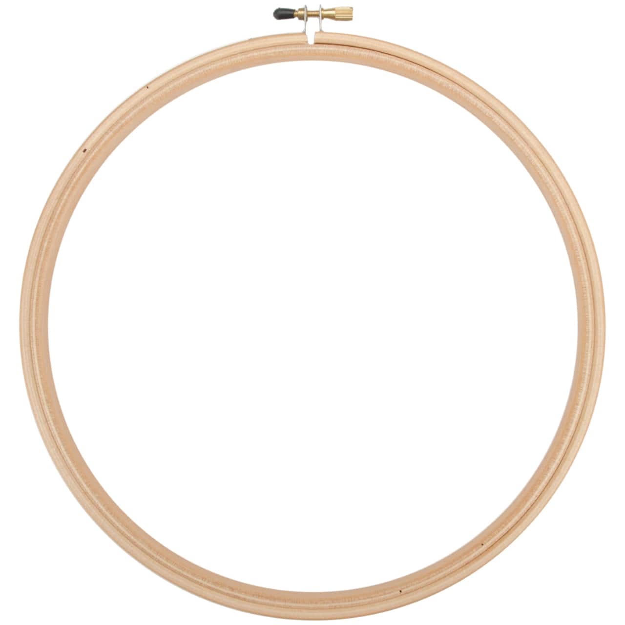 Frank A. Edmunds Natural Wood Embroidery Hoop with Round Edge